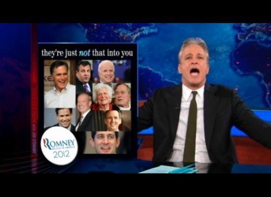 Daily Show - Mitt Romney's Weak Endorsements