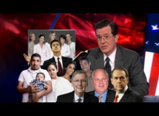 Colbert Report - Stephen Nominates Steve King as Romney's Running Mate