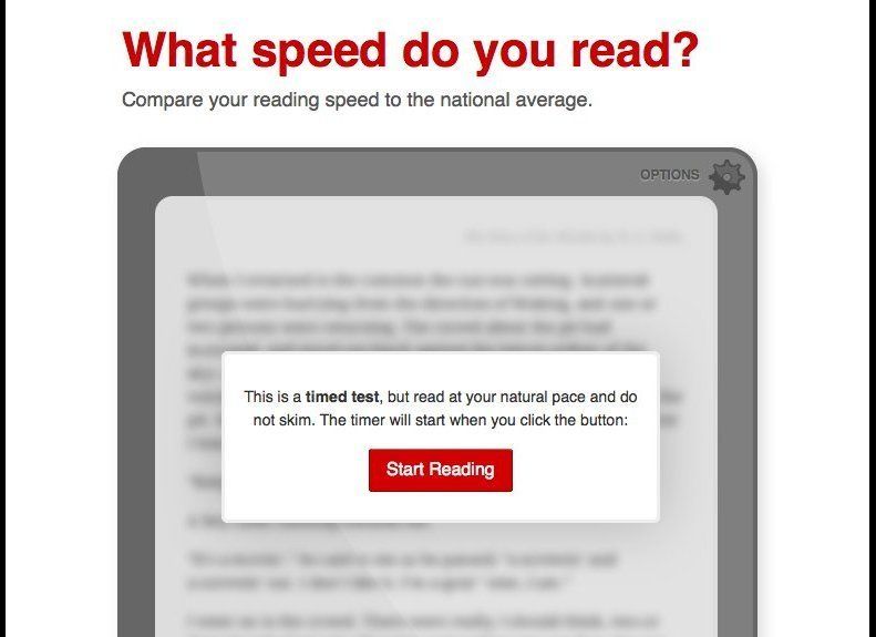 What Speed Do You Read?