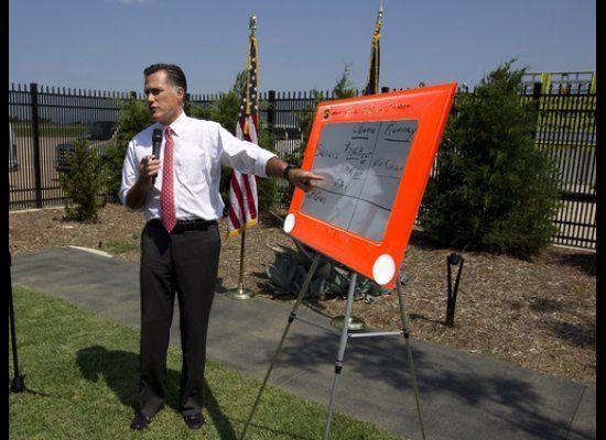 Romney's White Board