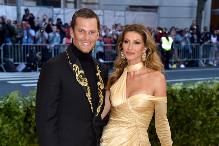 Tom Brady and Gisele Bündchen attend the Met Gala on May 7, 2018, in New York City.