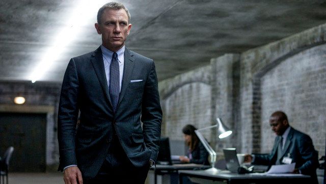 This film image released by Sony Pictures shows Daniel Craig in a scene from the film "Skyfall." The super spy might be 50 years old on screen but he never wants to look out of date. It's a unique dressing challenge for a character that is simultaneously modern and timeless. Costume designer Jany Temime says her mantra for the entire wardrobe of Skyfall, which opens Friday, was iconic for 2012. (AP Photo/Sony Pictures, Francois Duhamel)