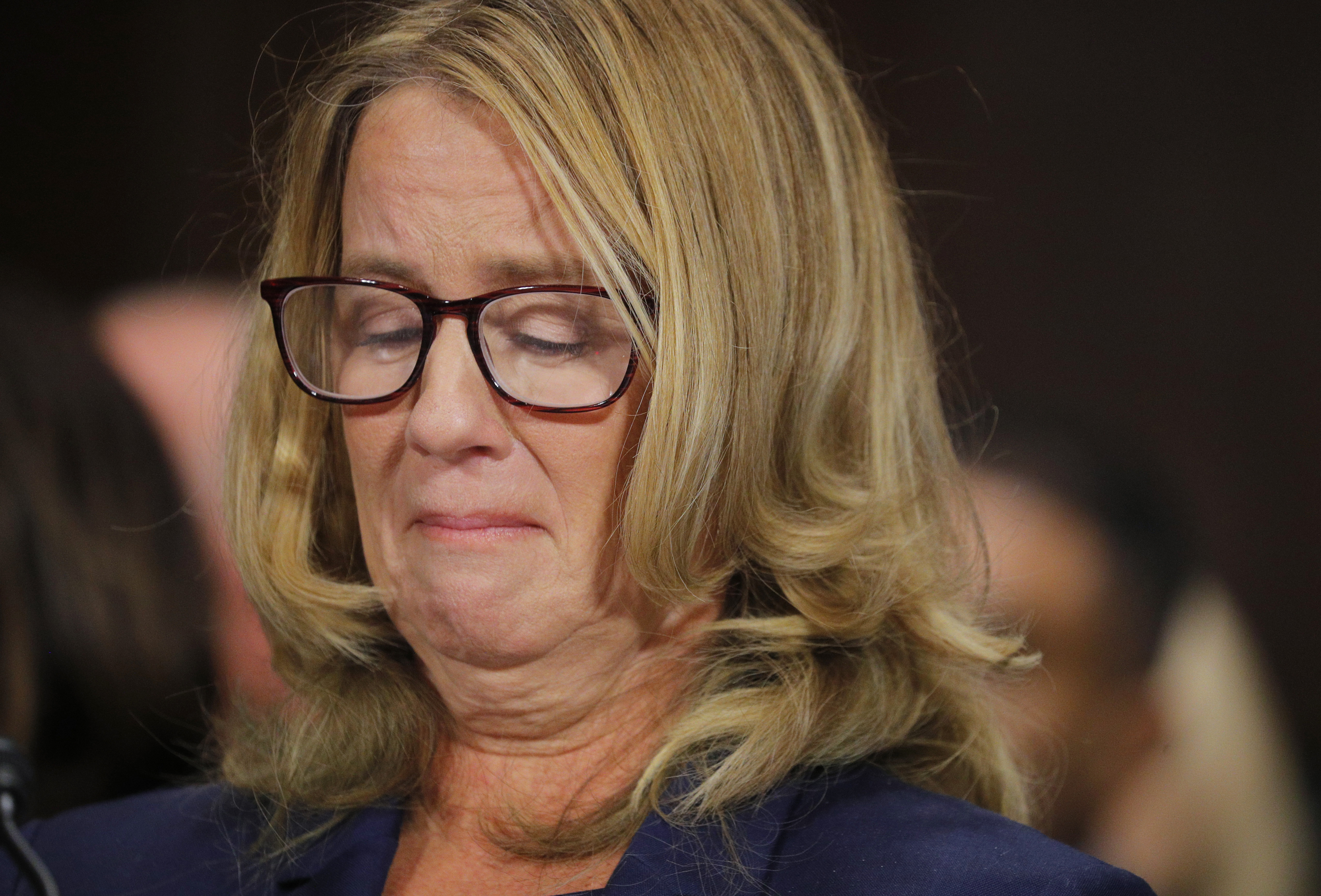 Christine Blasey Ford Breaks Down As Richard Blumenthal Commends Her ...