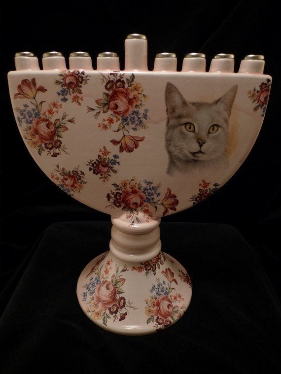 Cat Commemorative Menorah 