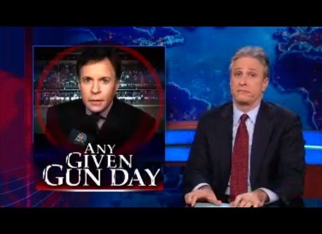 Daily Show - Bob Costas, Fox News and Guns