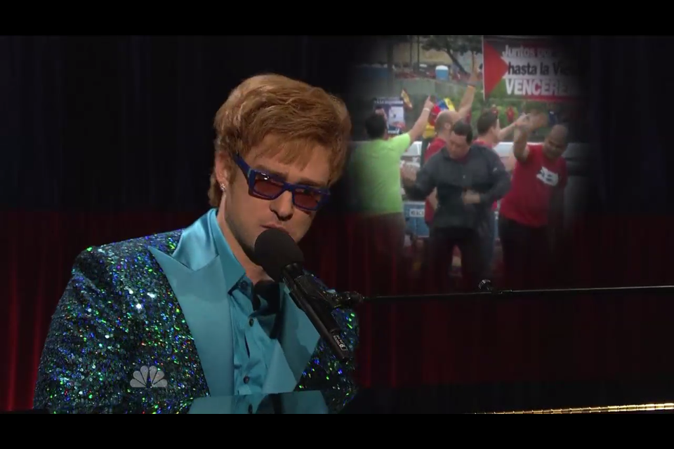 JT As Elton John In Cold Open