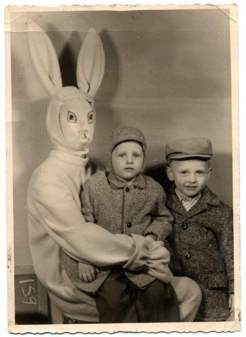 creepy easter bunny