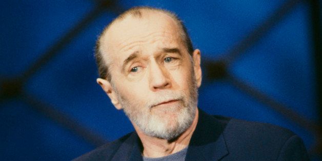 THE TONIGHT SHOW WITH JAY LENO -- Episode -- Pictured: Comedian George Carlin on November 18, 1992 -- (Photo by: Alice Hall/NBC/NBCU Photo Bank via Getty Images)