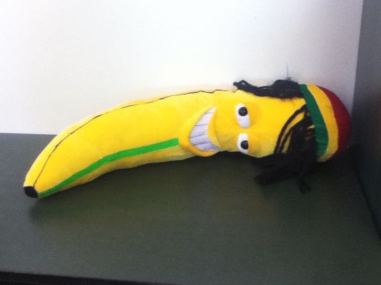 giant stuffed rasta banana