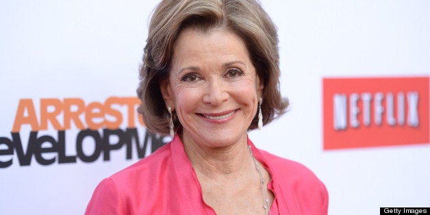 HOLLYWOOD, CA - APRIL 29: Actress Jessica Walter arrives at the TCL Chinese Theatre for the premiere of Netflix's 'Arrested