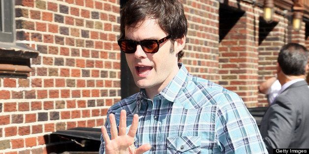 NEW YORK, NY - AUGUST 21: Actor Bill Hader arrives to 'Late Show with David Letterman' at Ed Sullivan Theater on August 21, 2012 in New York City. (Photo by Jeffrey Ufberg/WireImage)