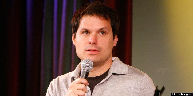 NEW YORK - NOVEMBER 02: Comedian Michael Ian Black performs at the Witstream.com Launch at comix on November 2, 2009 in New