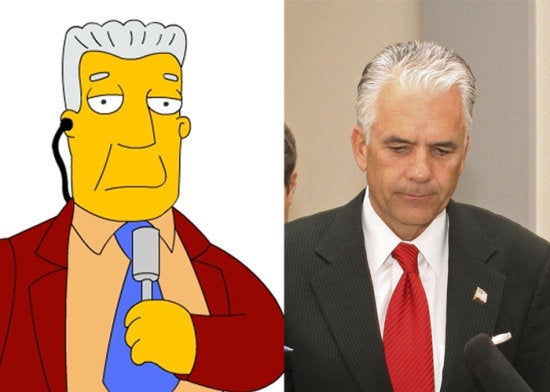 Kent Brockman & Senator John Ensign