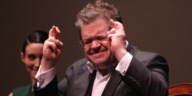 SANTA BARBARA, CA - FEBRUARY 03: Actor Patton Oswalt on stage at the Virtuosos Award Tribute at the Arlington Theatre on February 3, 2012 in Santa Barbara, California. (Photo by Jensen Sutta/WireImage)