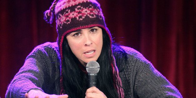 NEW YORK, NY - OCTOBER 29: Sarah Silverman tapes a segment of 'Todd Barry's Podcast Live' at the Bell House 'on October 29, 2013 in Brooklyn, New York City. (Photo by Steve Sands/Getty Images)