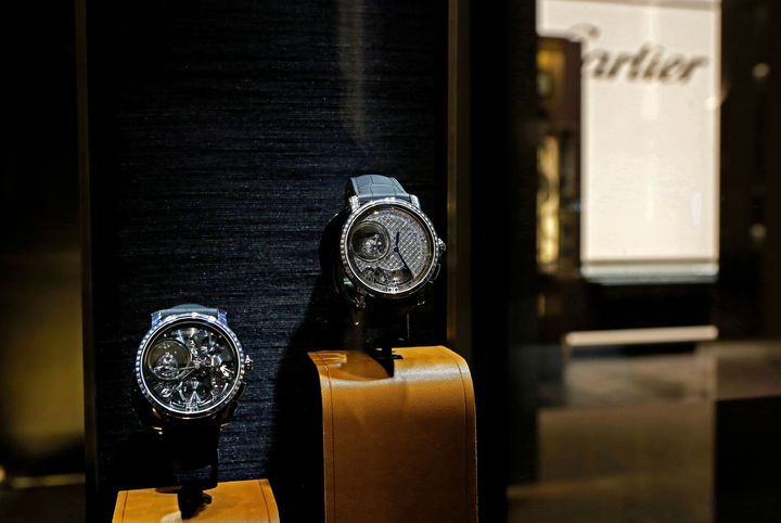 Cartier watches. The brand's owner, Richemont, recently destroyed millions of dollars' worth of stock and recycled the parts.