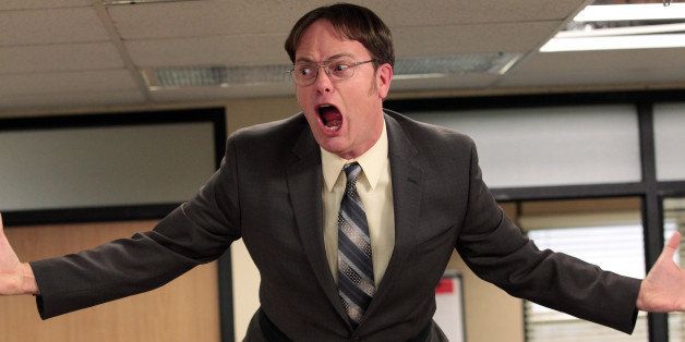 THE OFFICE -- 'Livin' The Dream' Episode 921 -- Pictured: Rainn Wilson as Dwight Schrute -- (Photo by: Chris Haston/NBC/NBCU Photo Bank via Getty Images)