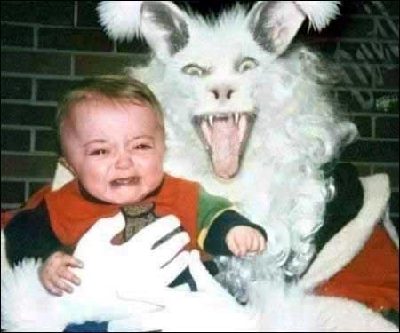 Easter bunny sale scary