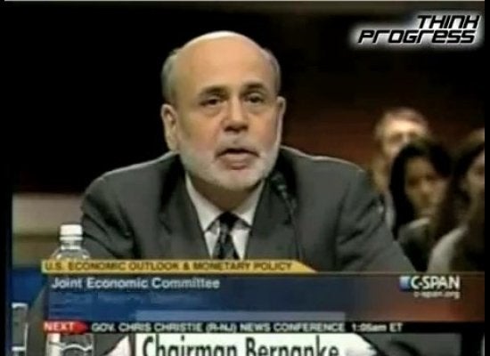 Federal Reserve Chairman Ben Bernanke