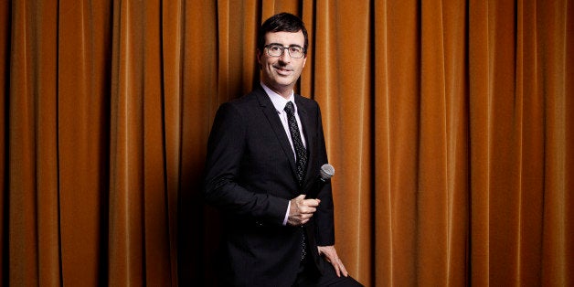 NEW YORK, NY - MARCH 31: John Oliver, host of the upcoming HBO show Last Week Tonight, sits for a portrait in HBO headquarters New York, NY on March 31st, 2014. Mr. Oliver anchored The Daily Show in Jon Stewart's summer 2013 absence, and after warm reviews HBO announced it was giving Mr. Oliver his own show. (Photo by Jesse Dittmar for The Washington Post via Getty Images.)