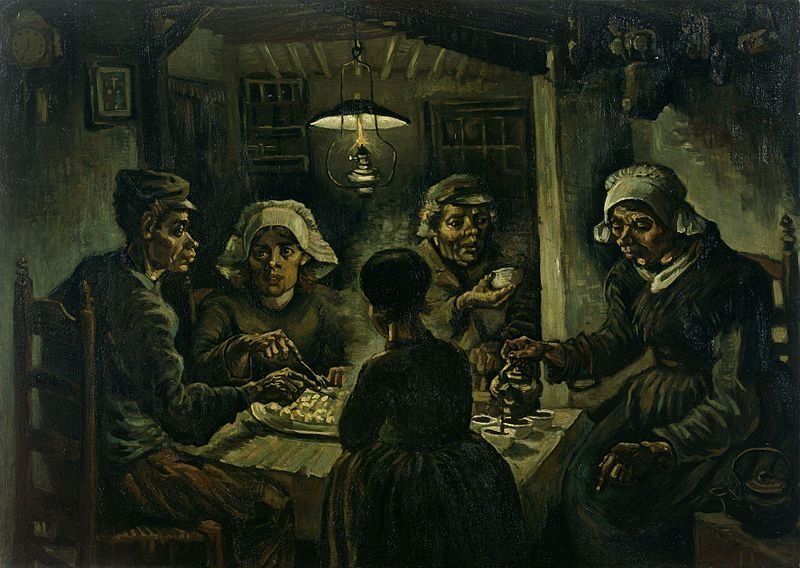 'Os comedores de batata', de Vincent Van Gogh