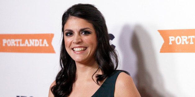 Actress Cecily Strong attends the premiere of "Portlandia" season three, at the American Museum of Natural History on Monday, Dec. 10, 2012 in New York. (Photo by Andy Kropa/Invision/AP)