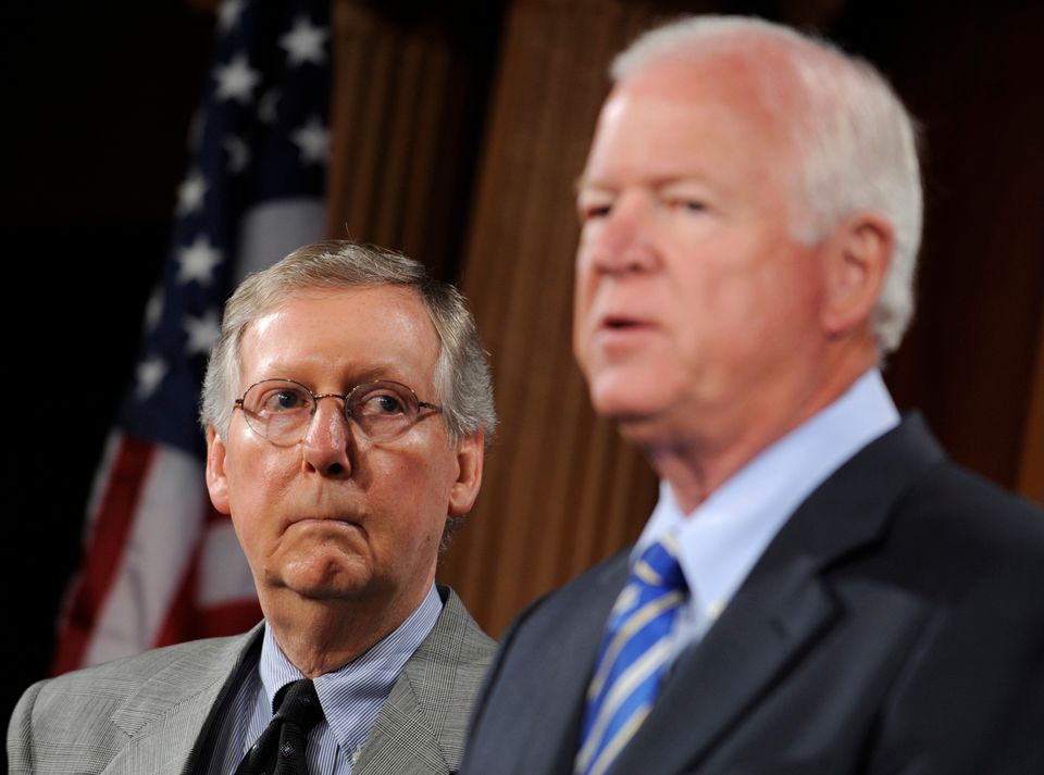 Sens. Mitch McConnell (R-Ky.) and Saxby Chambliss (R-Ga.)
