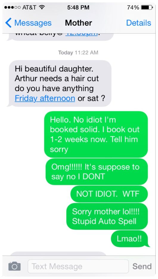 The 45 Funniest Autocorrect Fails Of 2014 Huffpost