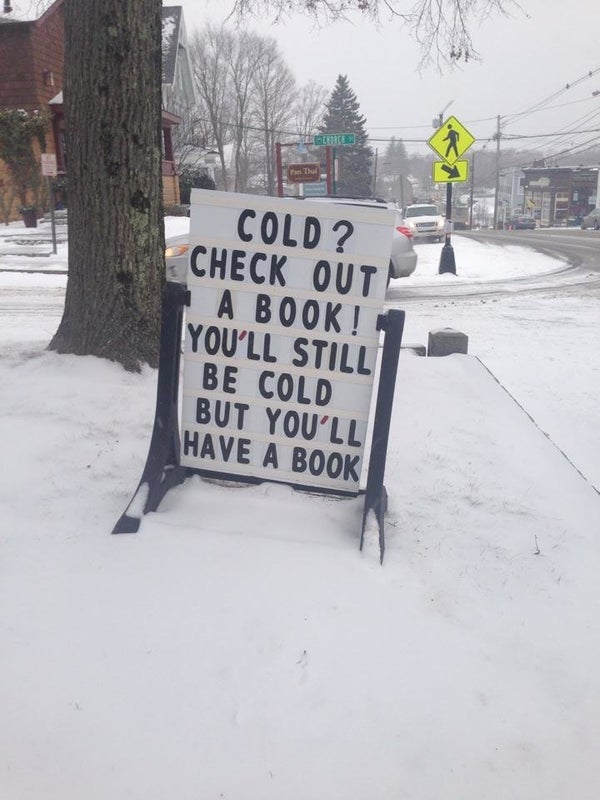 12 Funny Signs That Laugh In The Face Of Winter HuffPost