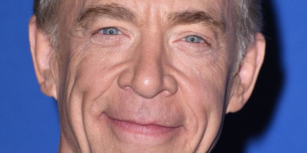 BEVERLY HILLS, CA - JANUARY 11: J.K. Simmons poses in the 72nd Annual Golden Globe Awards at The Beverly Hilton Hotel on Jan
