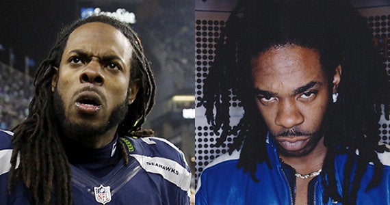 Richard Sherman and Busta Rhymes