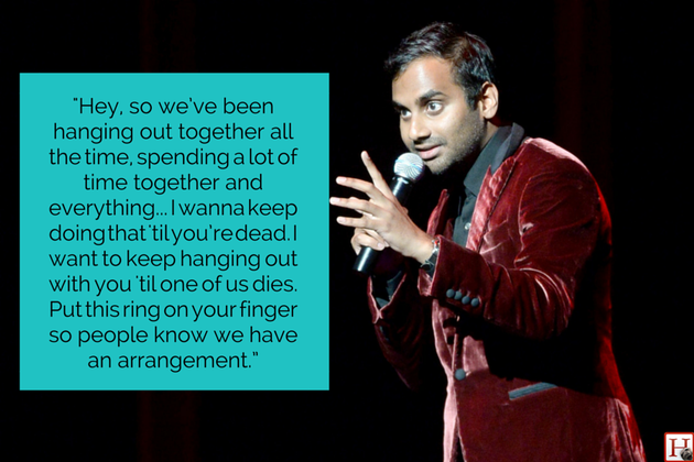 Aziz Ansari Cold Stone Creamery Joke Jokes Wall