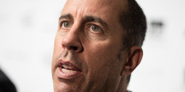 Jerry Seinfeld attends the Inaugural Los Angeles Baby Buggy Fatherhood Lunch at Palm Restaurant on Wednesday, March 4, 2015,