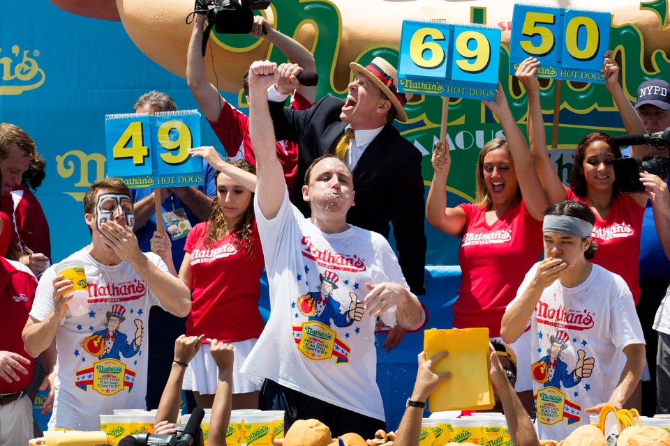 Joey Chestnut, Tim Janus, Matt Stonie