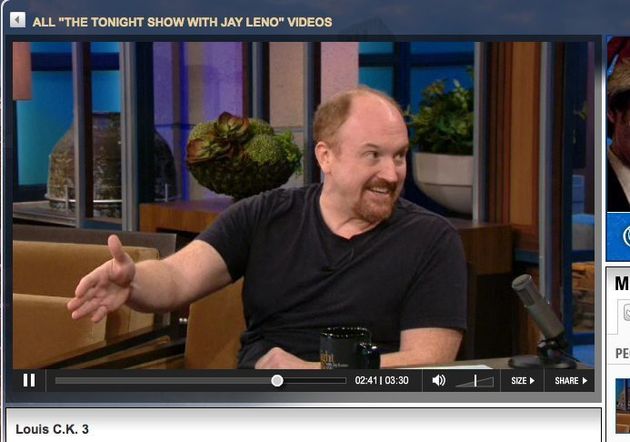 Louis C K On Leno Black People Get To Complain More Video Huffpost