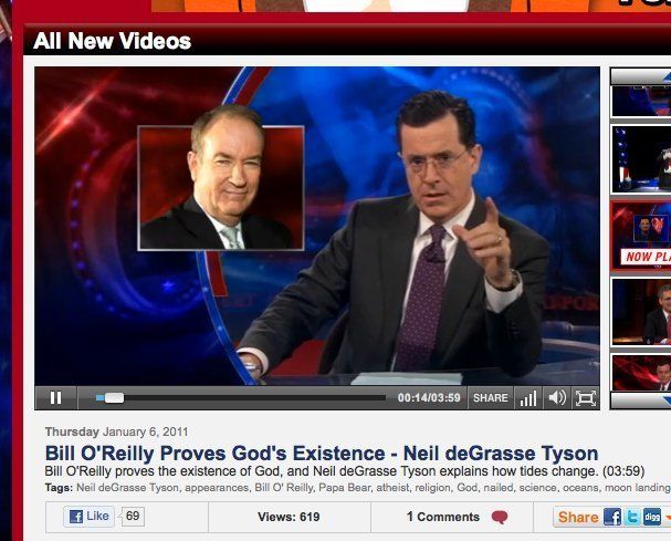 Colbert Discovers Bill O Reilly S Theology There Must Be