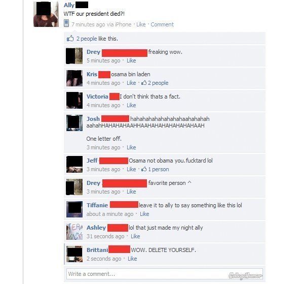 The 5 Dumbest Conversations On Facebook | HuffPost Entertainment