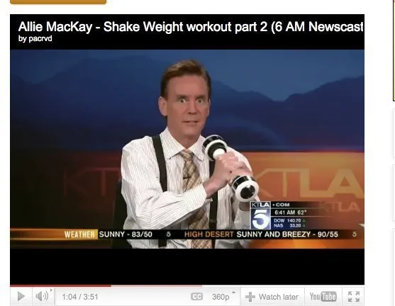 The RidicuList: The Shake Weight