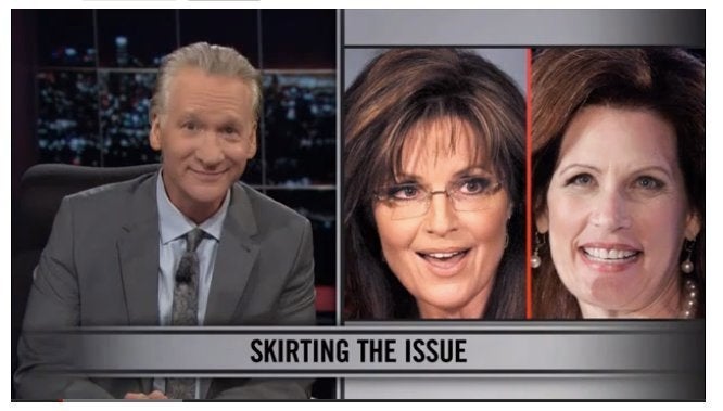 Bill Maher Calls Michele Bachmann Sarah Palin Boobs Jesus