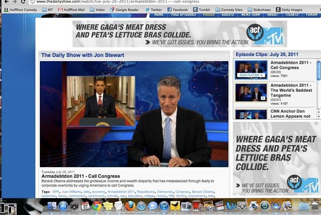 Jon Stewart Takes On Obama S Debt Ceiling Address Did The