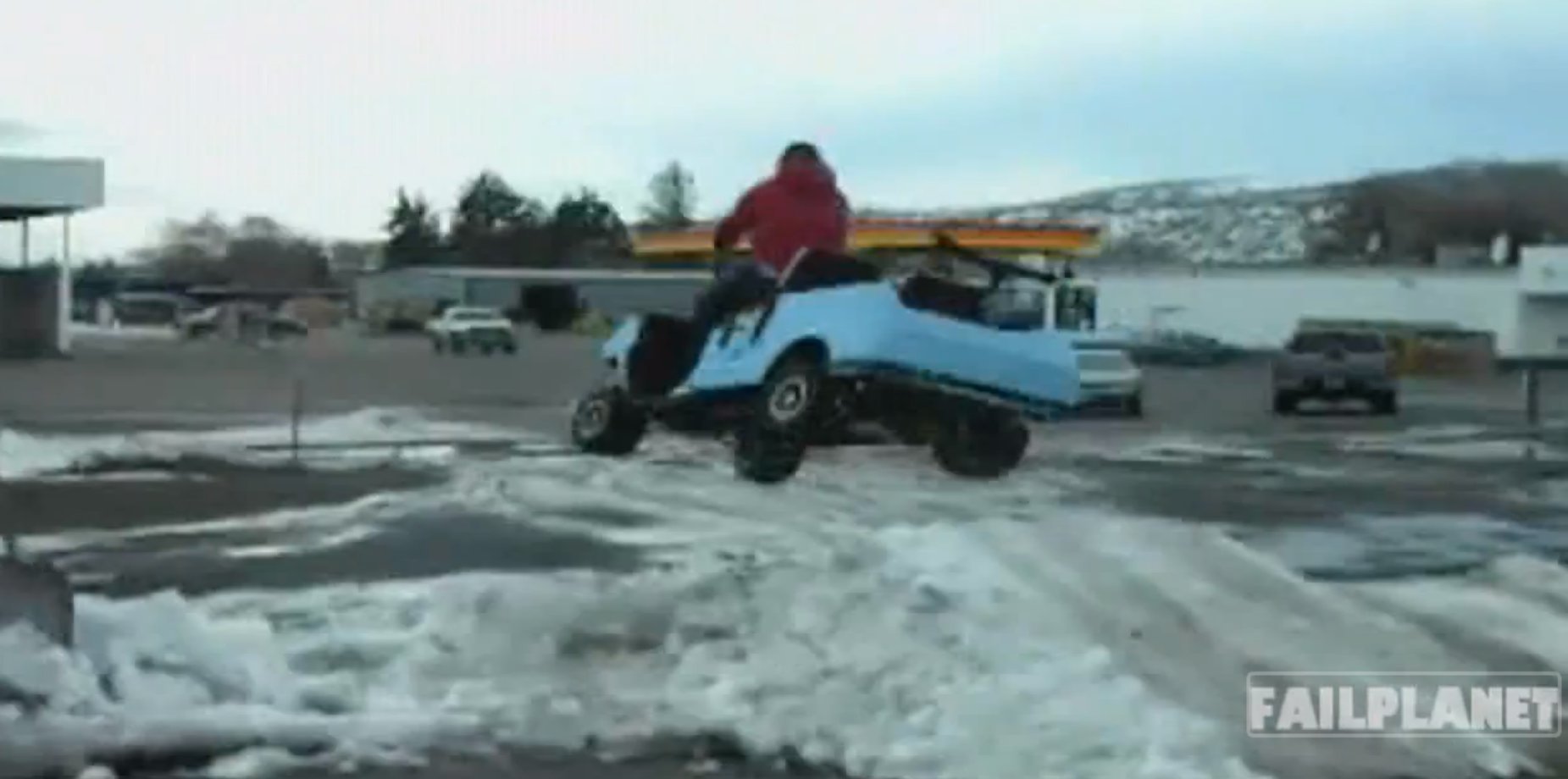 ice driving fail compilation