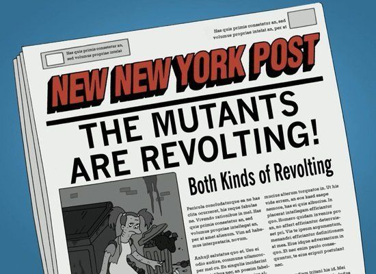 Futurama: The New New York Post