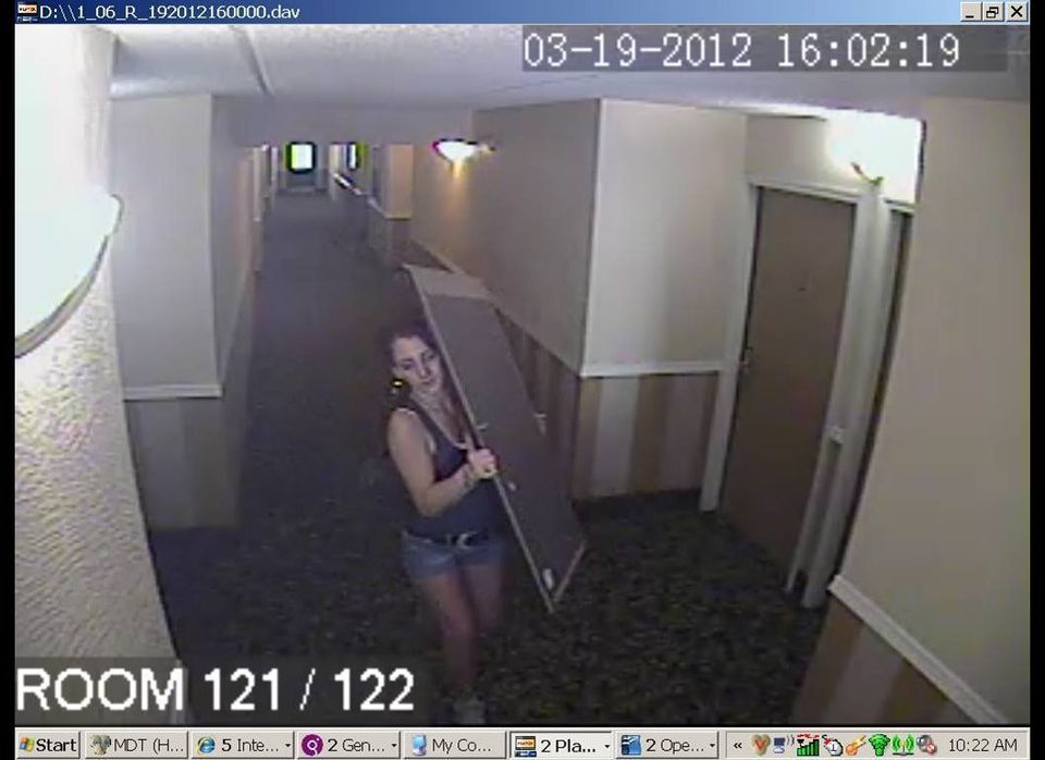 Woman Steals From Hotel