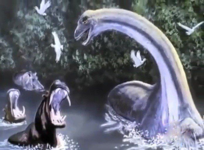 Mokele Mbembe - the monster of Lake Tele in Congo, Africa