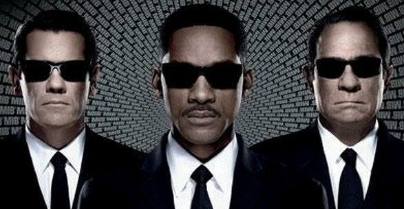 Men in black sunglasses sale