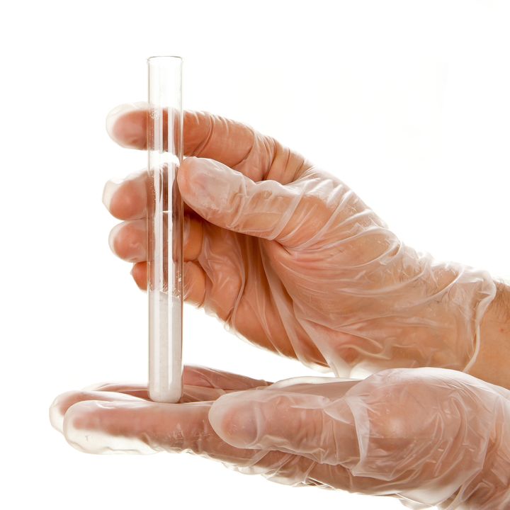 test tube with some sample...