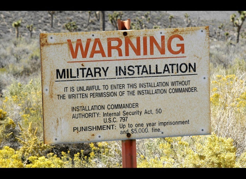 Area 51 Warning Sign