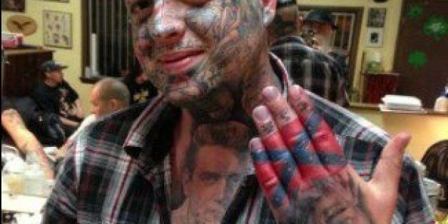 White On Black Skin Tattoo - Ever Wonder Why People Get Face Tattoos? Here's The Answer ...