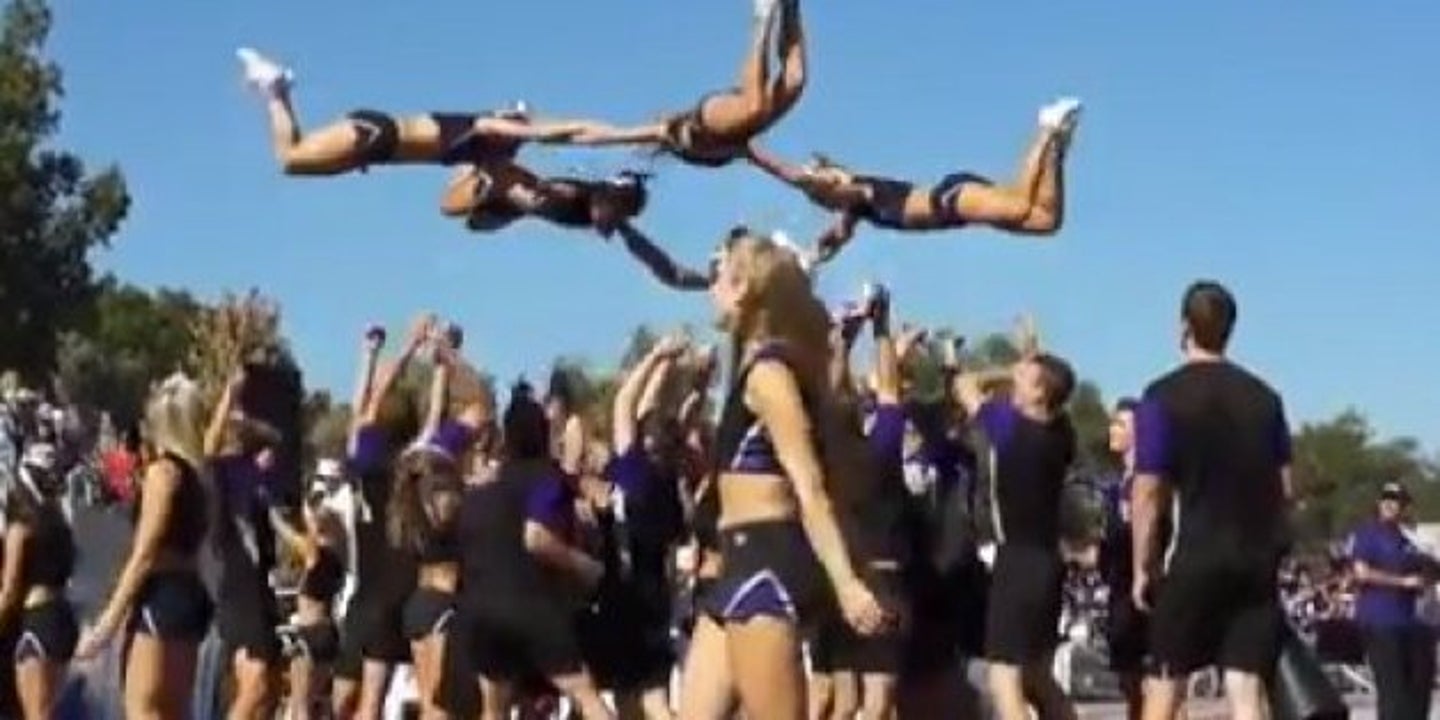 Police Cheering Police Ticket Cheerleaders ... For Cheering | HuffPost Weird News