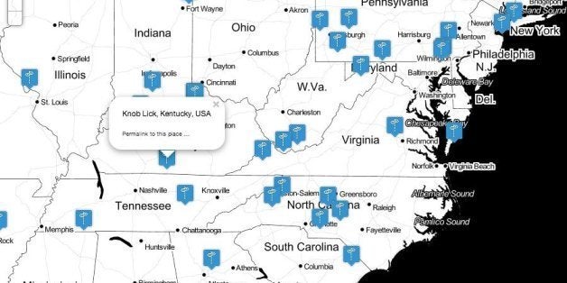 Just Try Not To Laugh At This Map Of Dirty Sounding Places From Around The World Huffpost